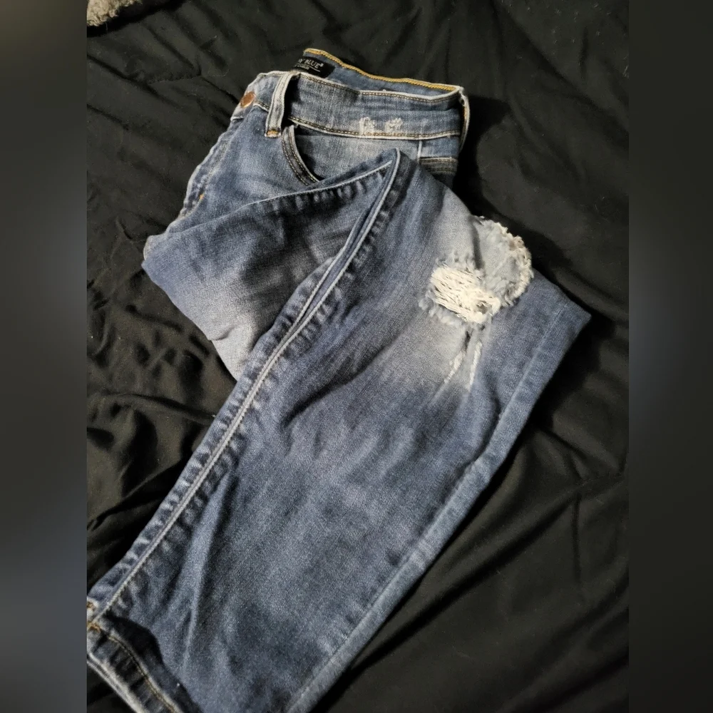 Judy Blue Relaxed Fit Distressed Jeans SZ 9/29 - Picture 1 of 6